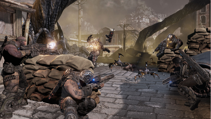 Illustration for article titled Brown Badasses Are Back: A Boatload of Gears of War 3 Campaign Screens